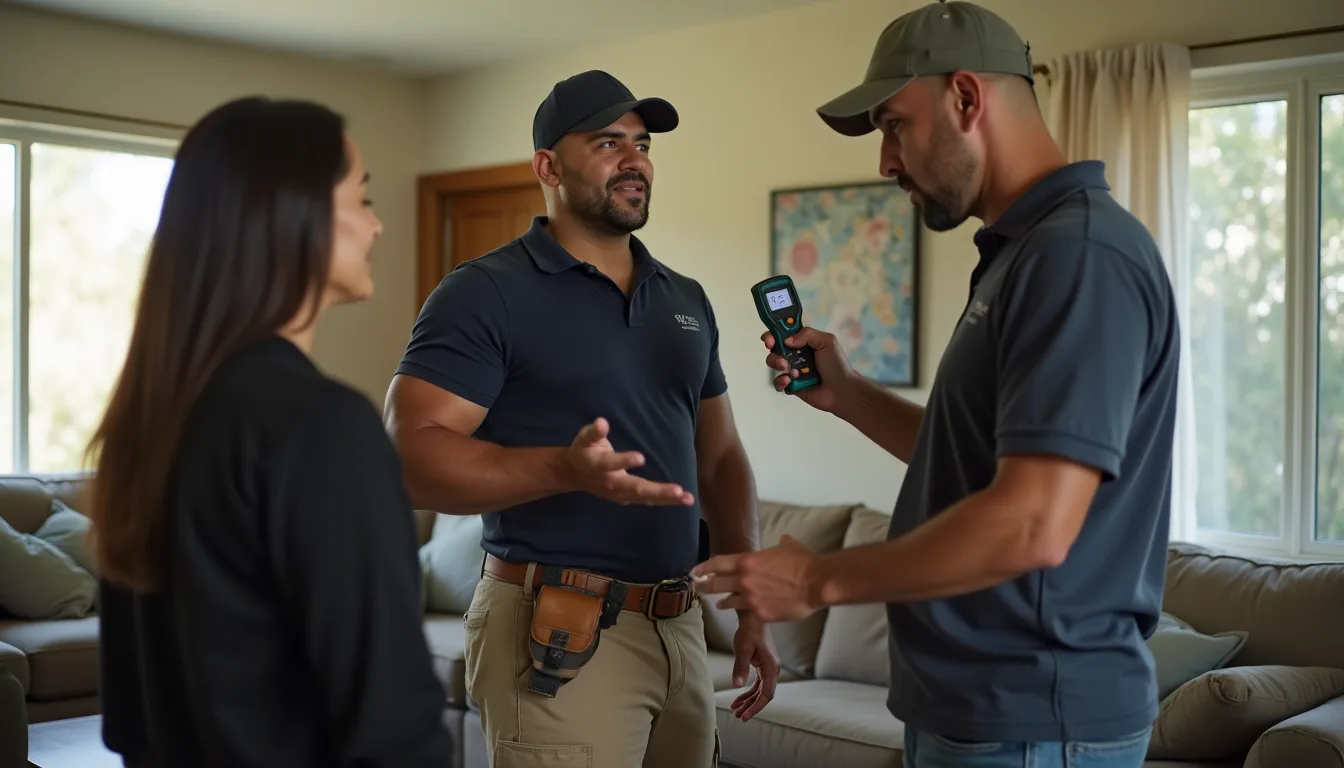 Water damage restoration service